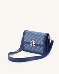 FEI Mini Flap Crossbody - Navy