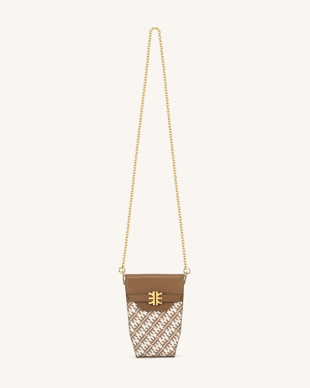 FEI Chain Phone Case - Brown