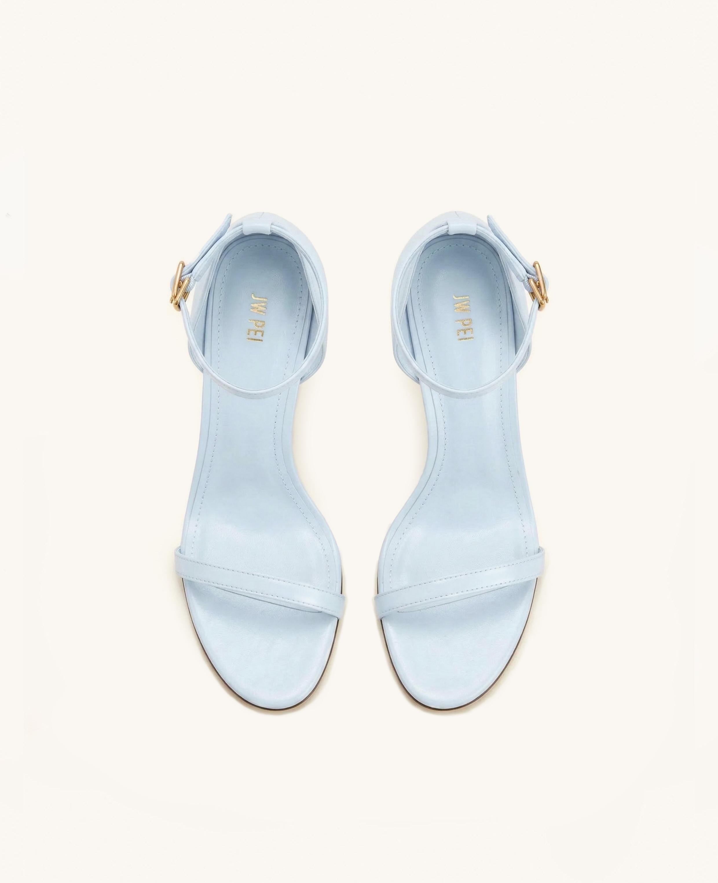 Alivia Ankle Strap Sandals - Blue
