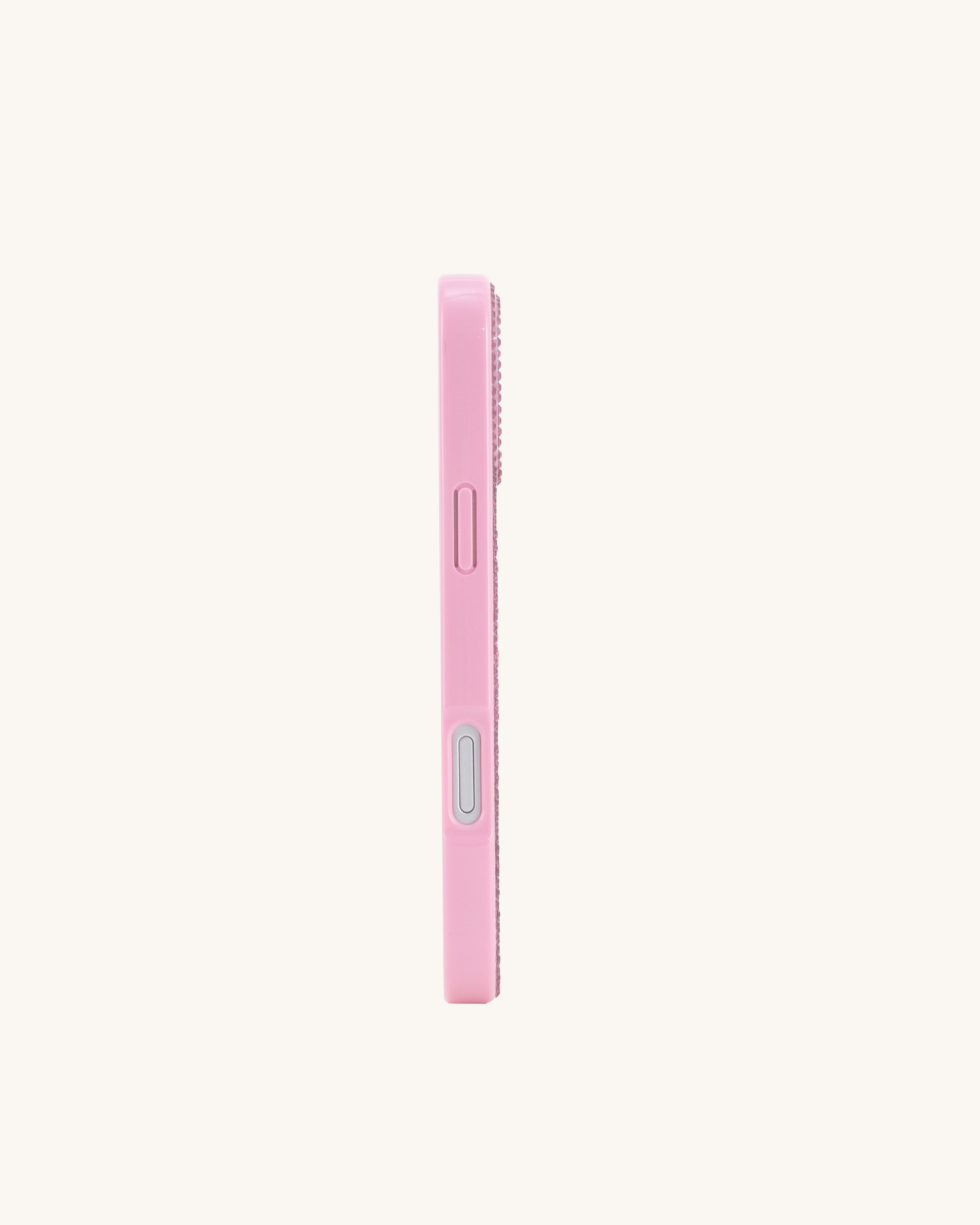 Artificial Crystal Angel Wings Phone Case - Pink