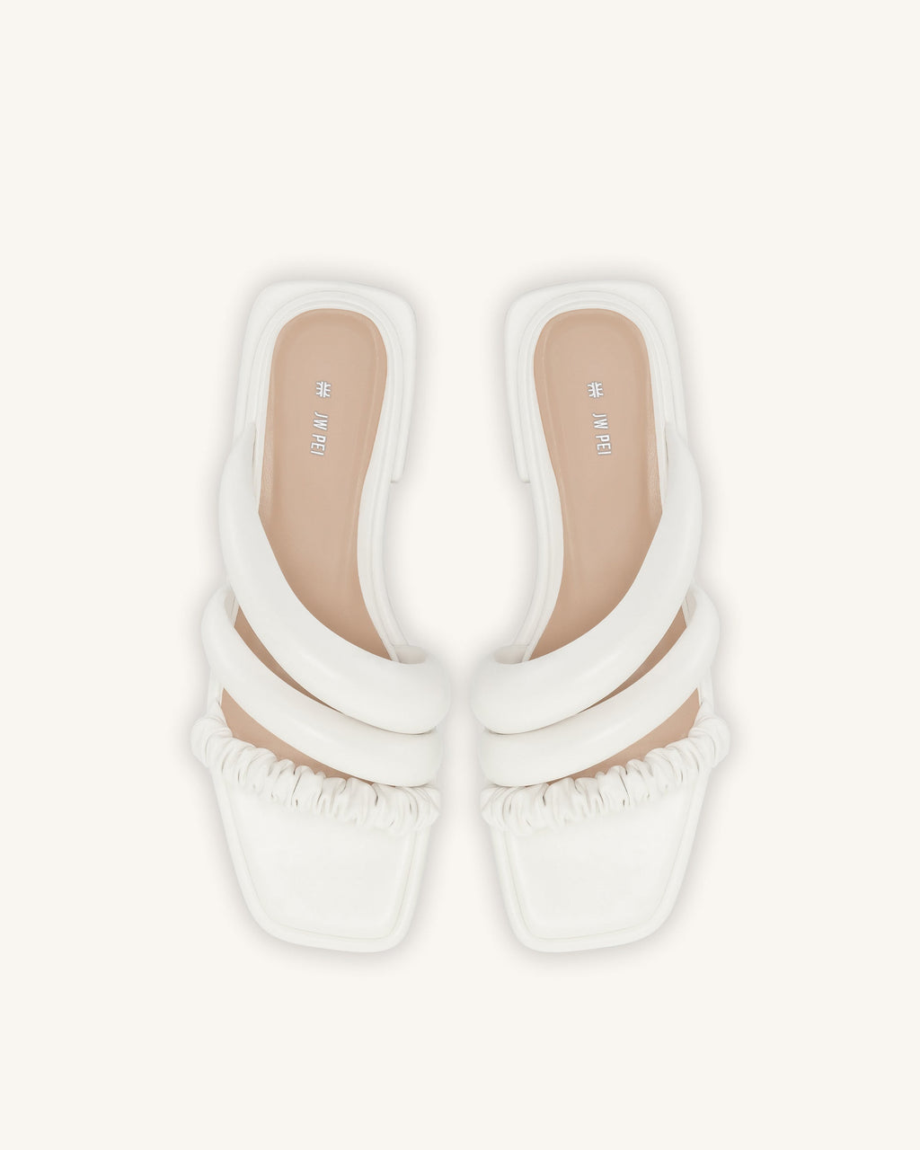 Jada Flat Mule - White