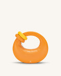Abacus Top Handle Bag- Orange