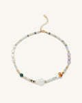Amazonite Multi Beaded Mushroom Necklace