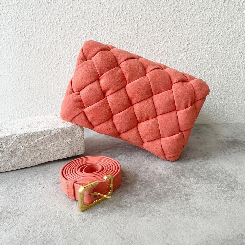 Maze Bag  - Coral Almond
