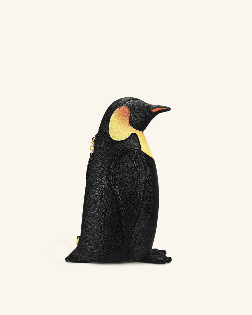 Pia Penguin Crossbody Bag - Black
